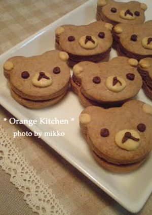 A picture of Cute ♪ Rilakkuma Styule Chocolate Sandwich Cookies.
