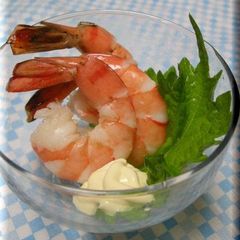 A picture of Savory Cooked Shrimp.