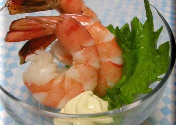Savory Cooked Shrimp