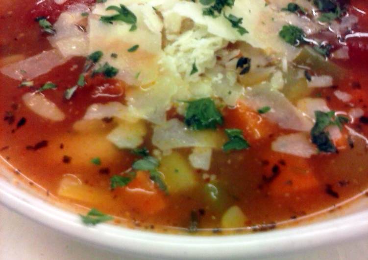 Recipe of Super Quick Homemade minestrone