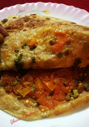 टमाटर पराठा (Tamatar Paratha recipe in hindi) रेसिपी मुख्य फोटो