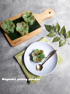 Foto resep Nagasari pisang pandan