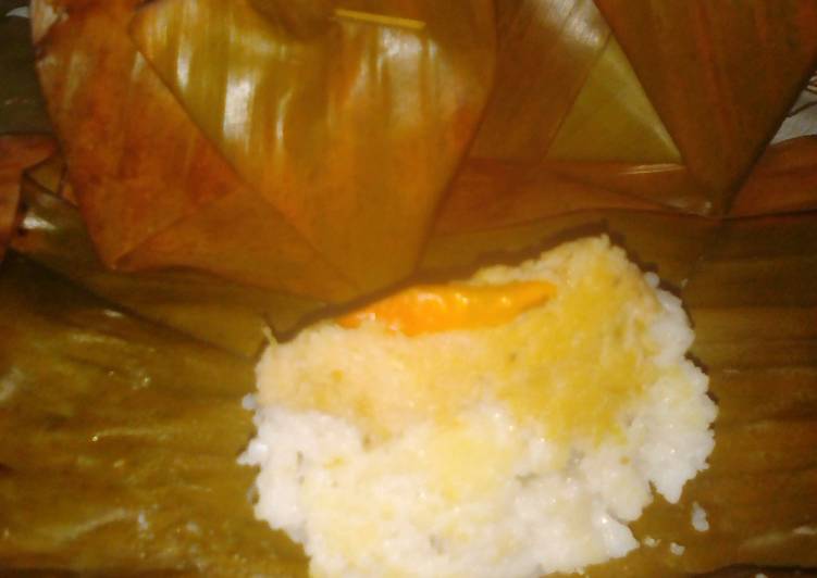 Meniran (pepes nasi bumbu urap) #Pr_BukanPepesanKosong