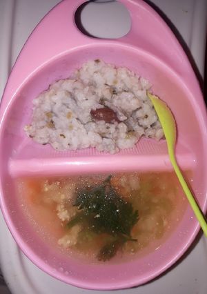 Foto resep Tim kacang merah sayur sop #mpasi10m