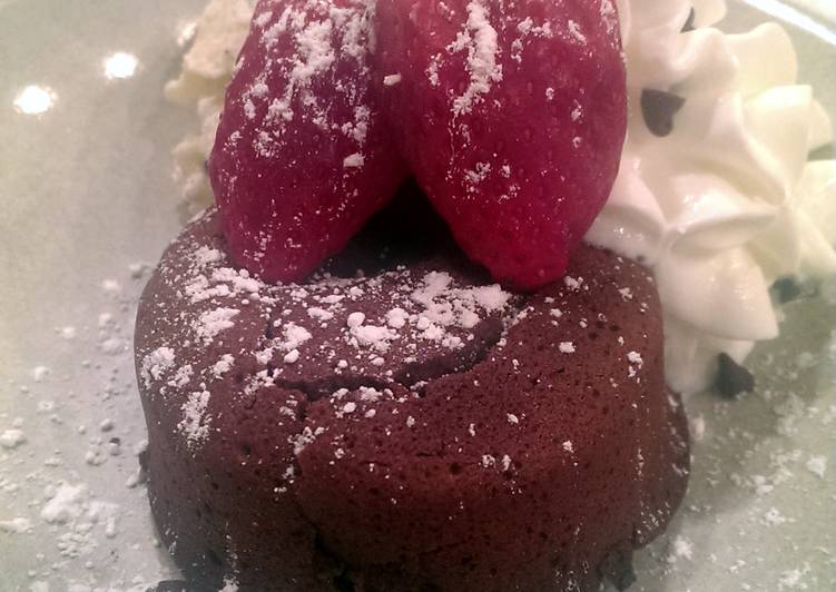 Recipe: Appetizing Molten Chocolate Lava Cake