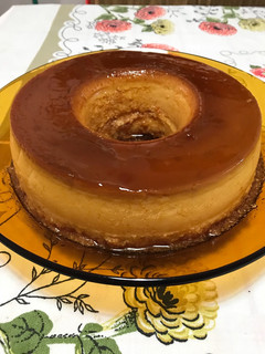 Una foto de Flan de Coco