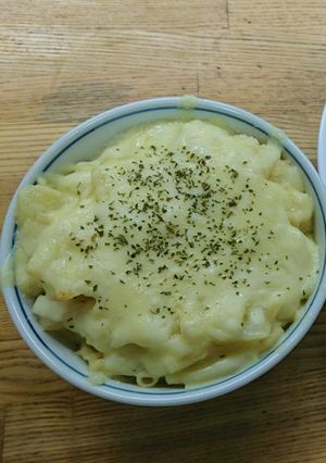 A picture of Macaroni au gratin.
