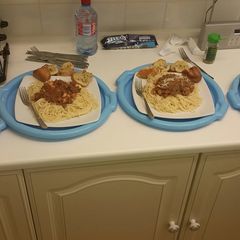 A picture of Spaghetti Bolognese.