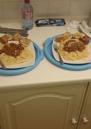 A picture of Spaghetti Bolognese.