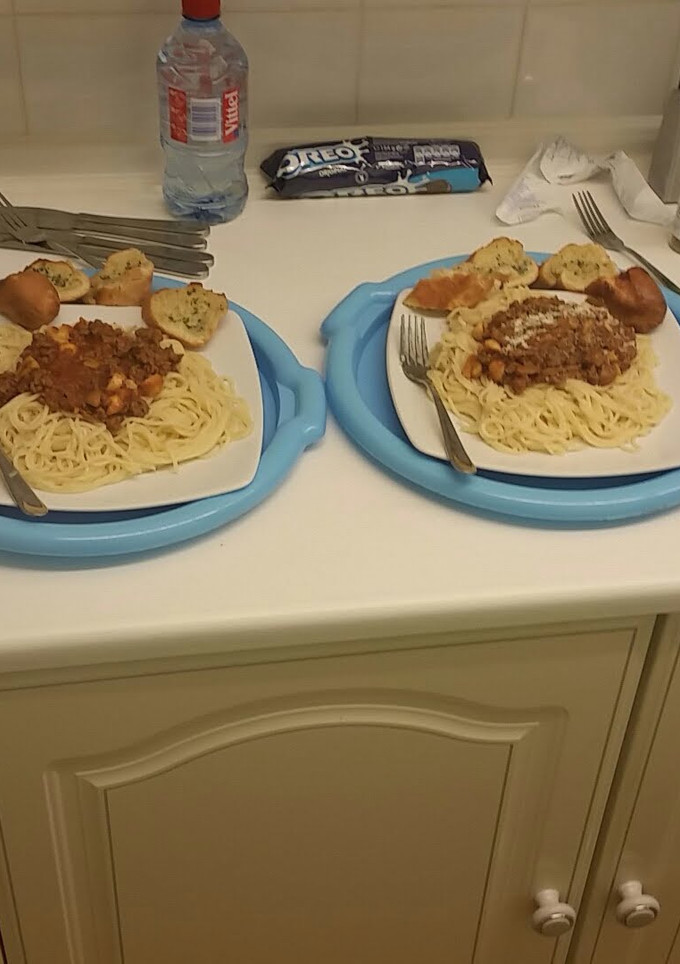 A picture of Spaghetti Bolognese.