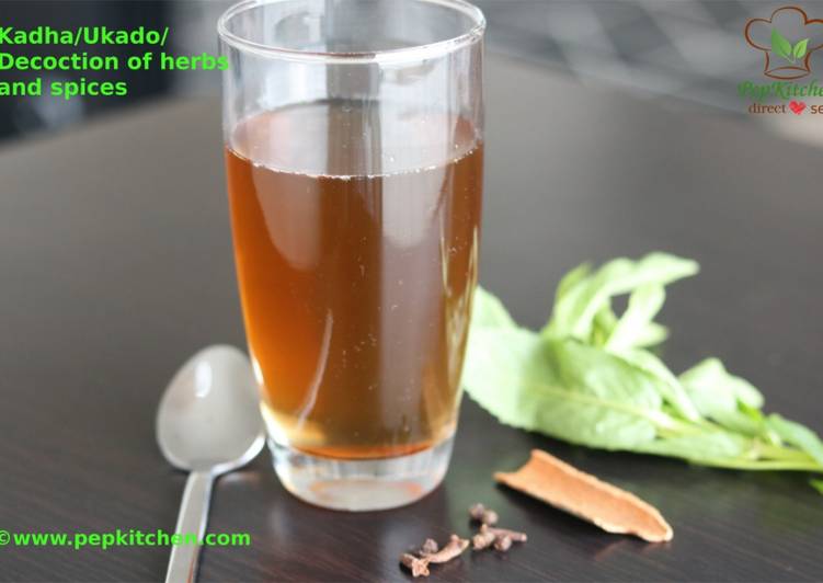 Steps to Make Super Quick Homemade Kadha/Ukado/Decoction Of Herbs And Spices