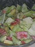 Ensalada de lechuga romana