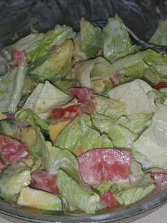 Una foto de Ensalada de lechuga romana