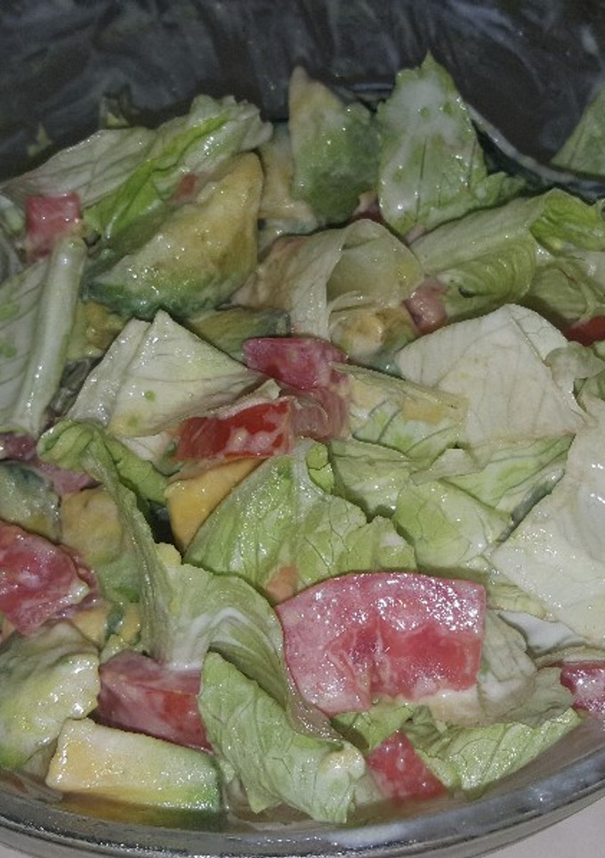 Una foto de Ensalada de lechuga romana