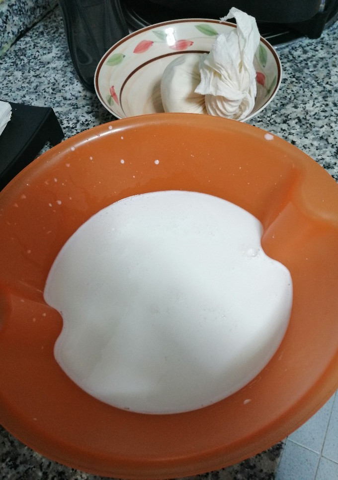 Una foto de Leche de almendras