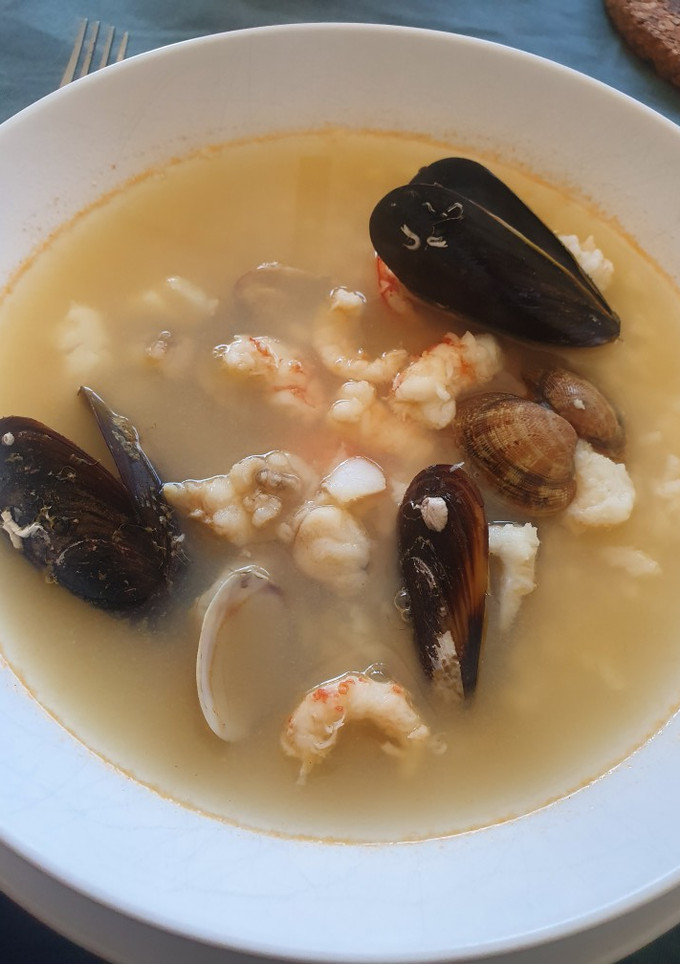 Una foto de Sopa de pescado