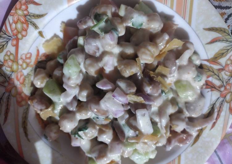 Recipe of Perfect Mayo chana chaat