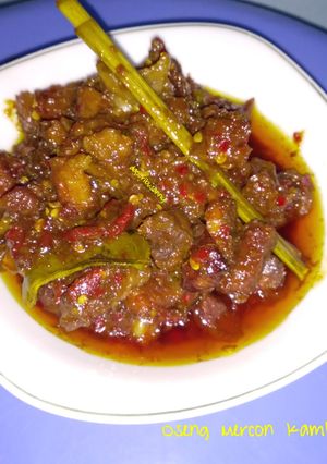 Foto resep Oseng Mercon Pedaaas