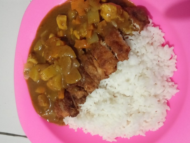 Bagaimana Membuat Chicken katsu curry rice Anti Gagal