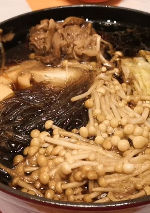 A picture of Beef Sukiyaki.