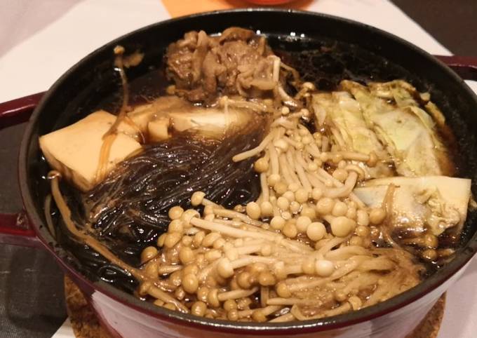 Recipe of Homemade Beef Sukiyaki