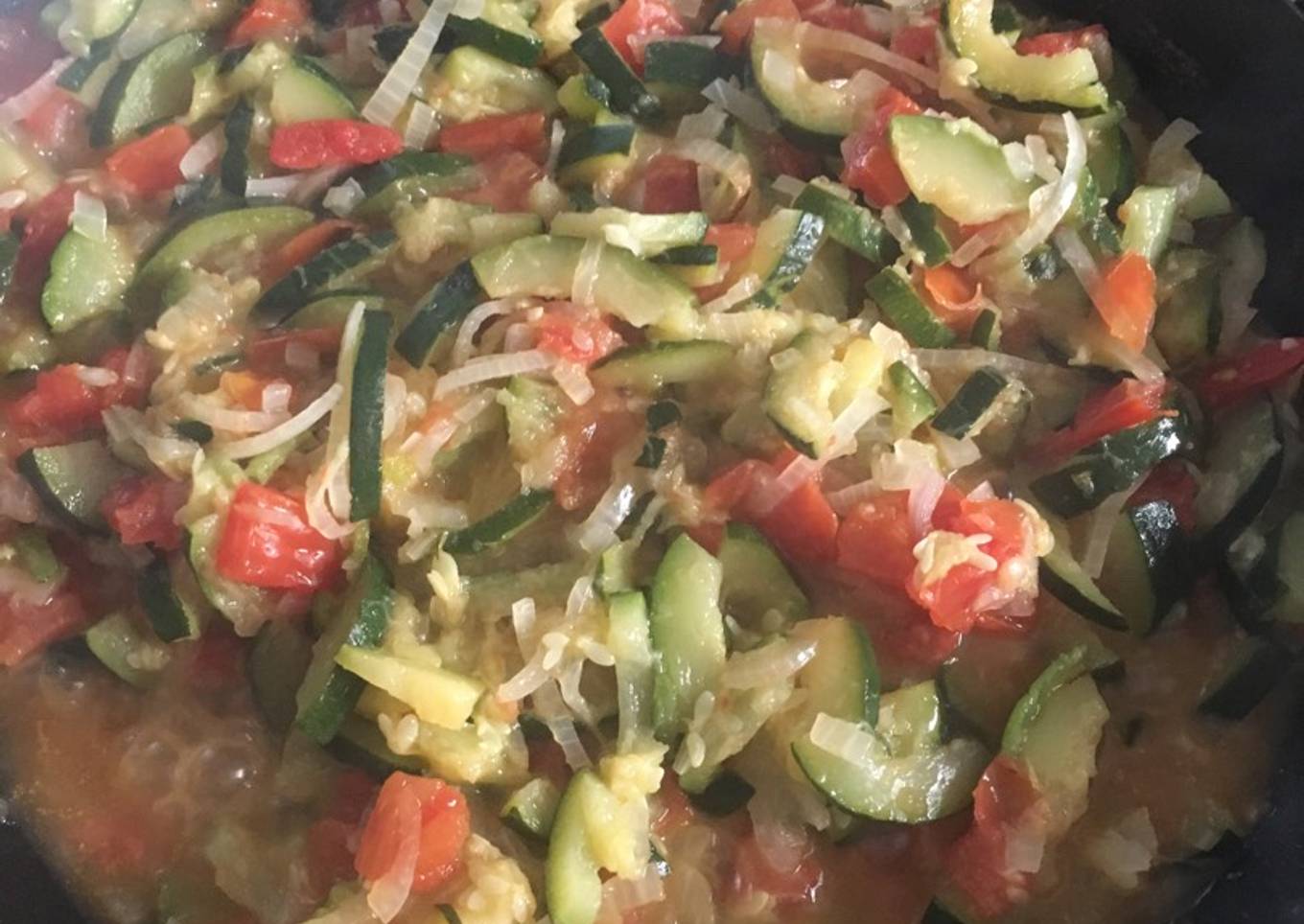 Calabacitas verdes a la mexicana