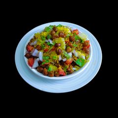 A picture of Boiled Chana Chaat.