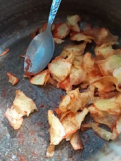 عکسی از دستور چیپس گوجه ای