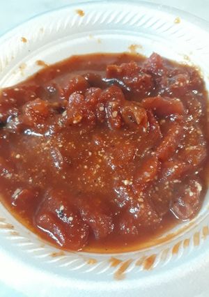 A picture of Spicy Tomato Gravy Soup.