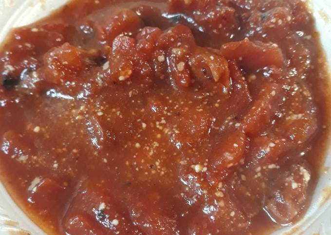 Simple Way to Prepare Ultimate Spicy Tomato Gravy Soup