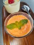 Resep coconut mango panna cotta segar