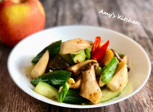 小黃瓜炒杏鮑菇 / 家常菜 的食譜成品照片