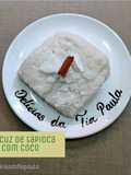 Cuscuz de tapioca com coco