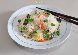 Bihun Goreng Putih (Simple)