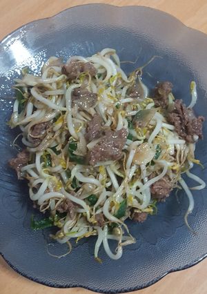 Foto resep Tumis toge daging sapi