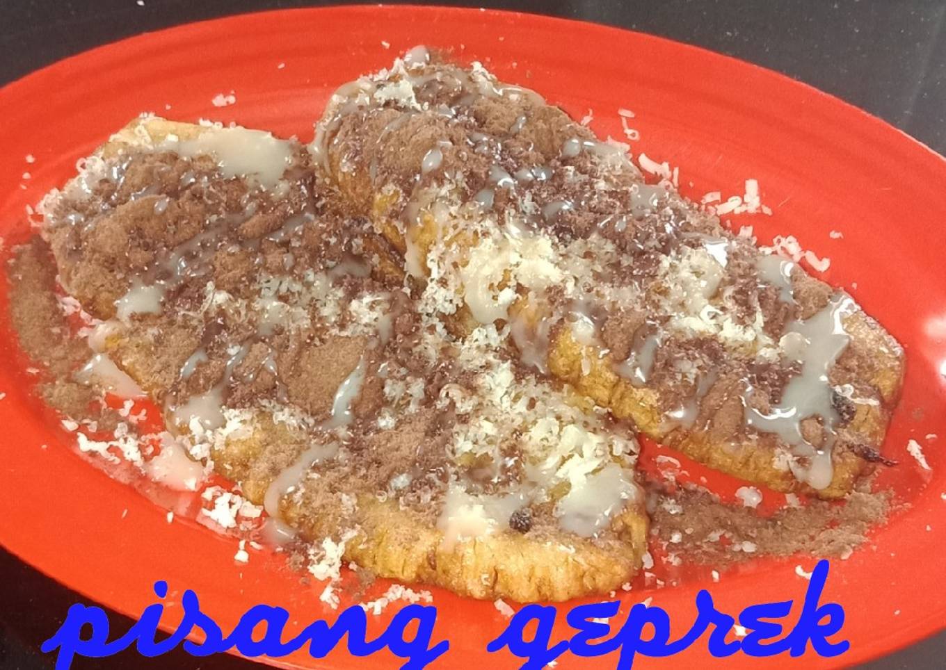 Pisang geprek