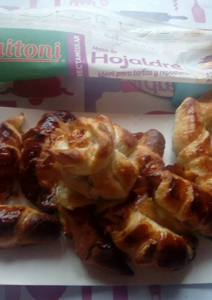 Una foto de Hojaldritos de chocolate