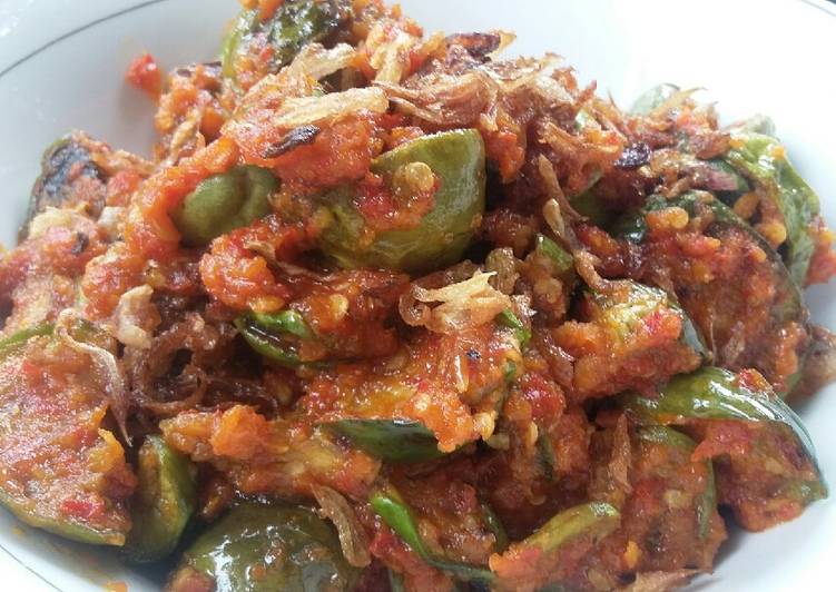 Balado terong bulet