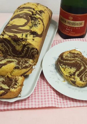 Foto di Plumcake zebrato