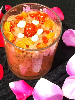 A picture of Chia papaya Beetroot smoothie.
