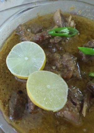 A picture of Mutton White qourma.