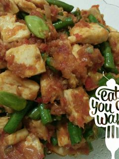 Foto resep Balado Tahu Kacang Panjang