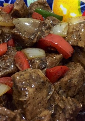 Foto resep Sapi Lada Hitam