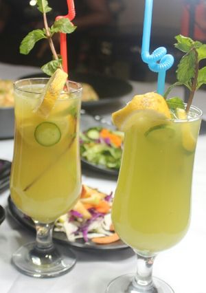 A picture of Virgin mojito.