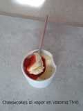 Cheesecakes al vapor en Varoma