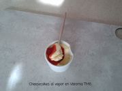 Una foto de cheesecake para vender
