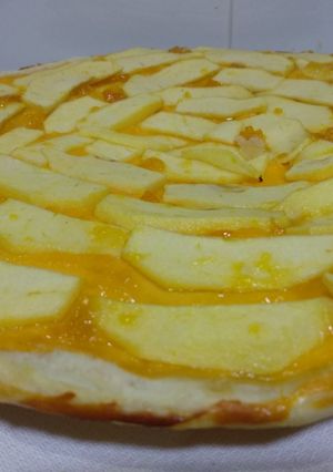 Una foto de Tarta de manzana🍏🍰