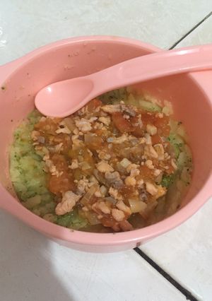 Foto resep Mashed Potato Salmon menu mpasi 10+