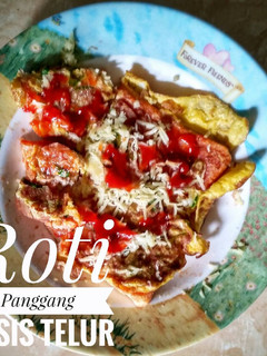 Foto resep Roti Panggang Sosis Telur