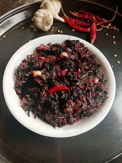 लाल भाजी (lal bhaji recipe in Hindi) रेसिपी मुख्य फोटो